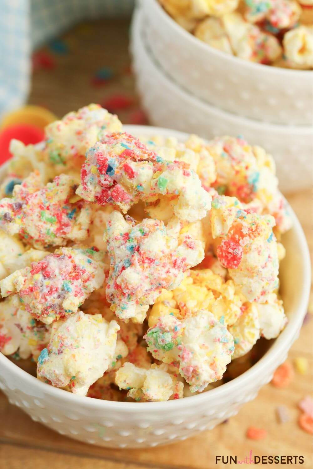 Fruity pebbles popcorn dessert