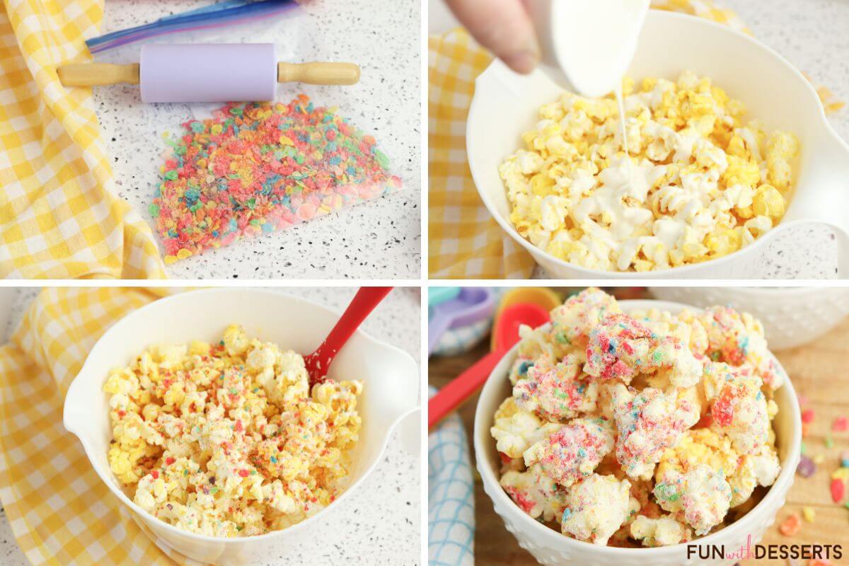 how to make fruity pebbles popcorn